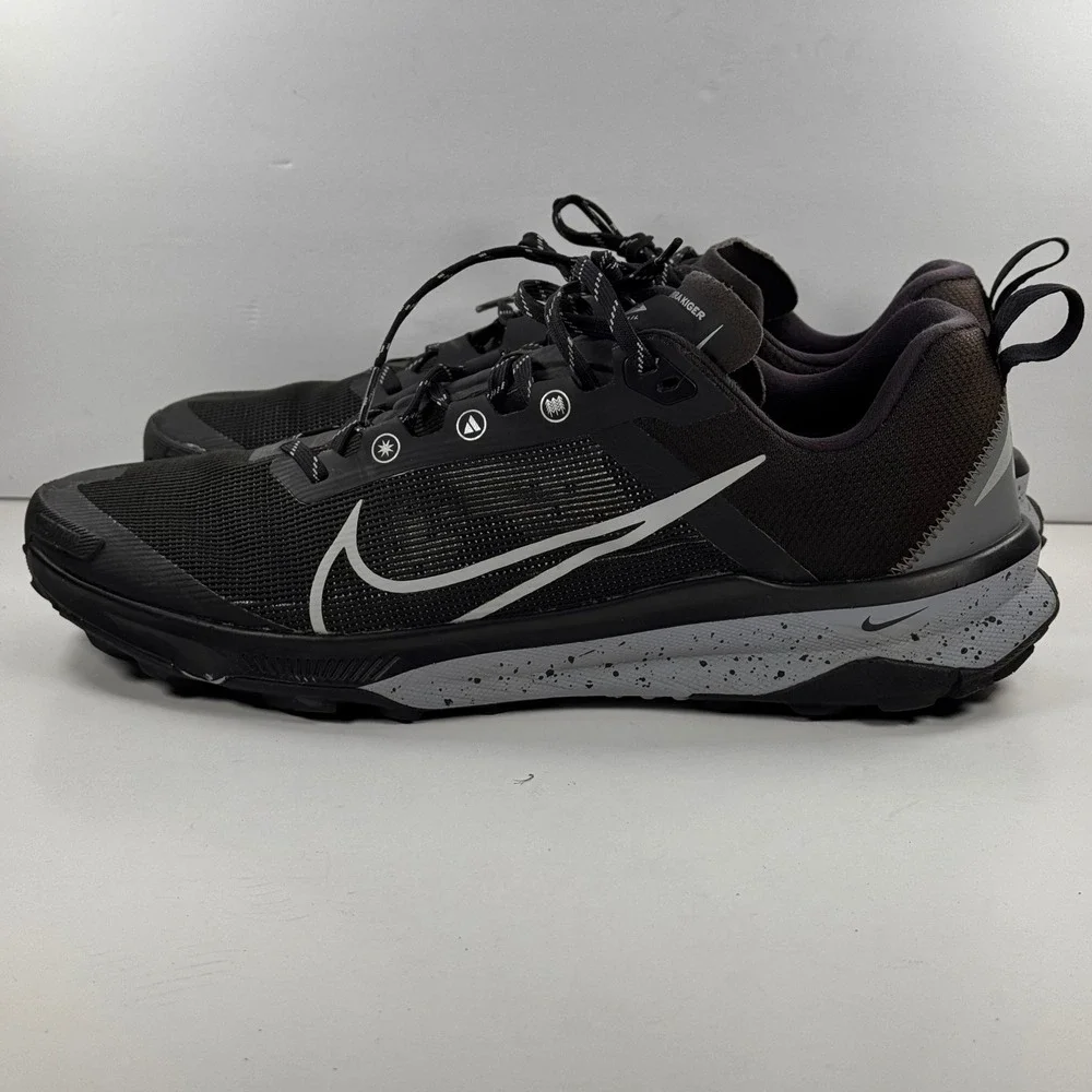 Nike Terra Kiger 8 Black Wolf Grey Trail Running Shoes DR2693-001 Mens 13